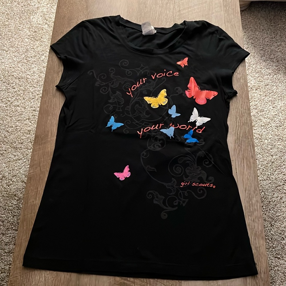 Black Girl Scout T-shirt size L